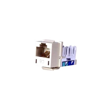 Hubbell Premise Wiring Jack, Electric Ivory HXJ6EI