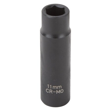 Vulcan Deep Impact Socket, 11 mm Socket, Black Phosphate, MT6580141 MT6580141