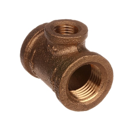 Jackson Tee, Female National Pipe Thread, Brass, 1/2' x 1/2' x 1/4' 4730-002-22-56