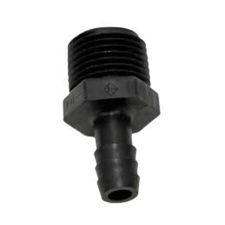 Gourmetgalley 0.5 in. MPT x 0.37 in. Barb Male Adapter GO1833084