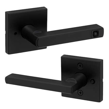 Kwikset Residential Door Levers Privacy Reversible Matte Black 730HFLSQTLED-514