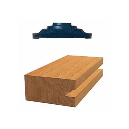 Bosch Carbide Tipped Ogee Stile Router Bit, 1-5/8 in x 41/64 in 114-85626M