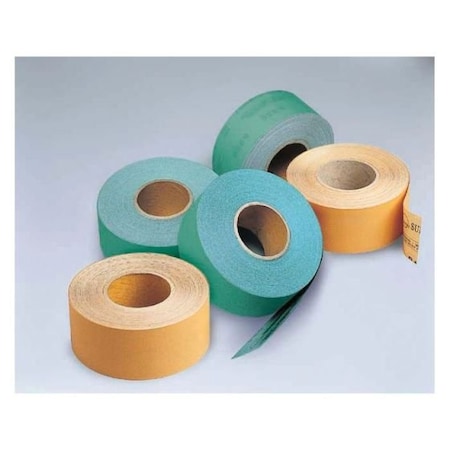 Sunmight Usa Gold 06105 Open Coated Sheet Roll, 2-3/4 in W x 45 yd L, P60 Grit, Premium Aluminum Oxide Abrasive 6105