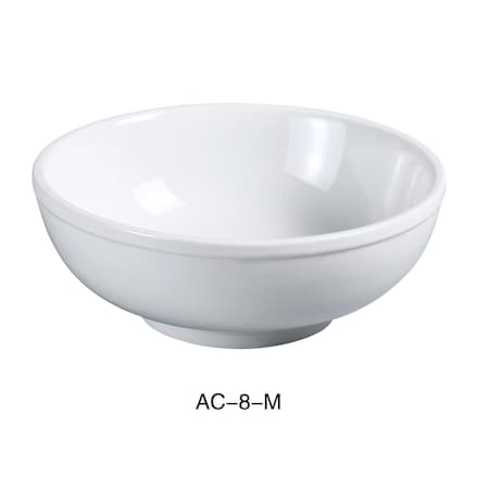 Cocinando 8.5 in. 48 oz ABCO Menudo Bowl - Porcelain, Super White, 24PK CO4252851