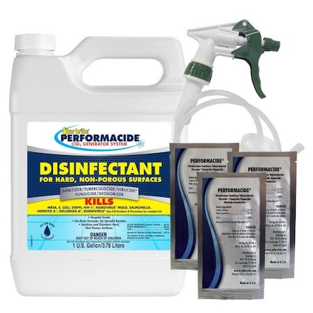 Overtime 102000 3 gal Performacide Disinfectant for Hard Nonporous Surfaces Kit OV3296023