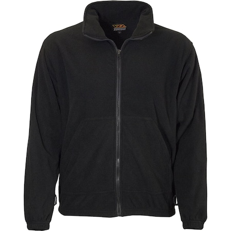 Reflective Apparel Non-ANSI Full Zip Fleece Sweatshirt, Inner Liner 620NT-BK-MD