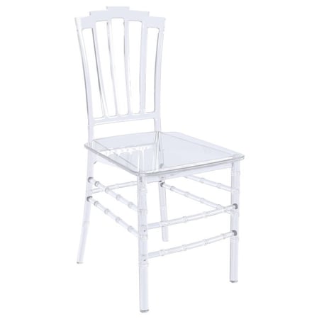 Leisuremod Synth Series Modern Dining Chair in Clear SC16CL