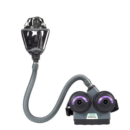 Msa Safety PAPR System, OptimAir TL Kit, Hood, Belt-Mount, Standard Battery 10081116