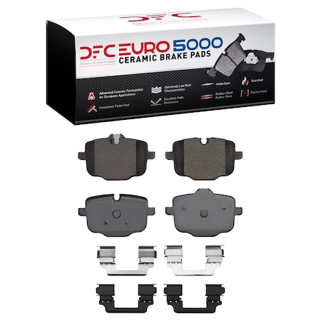 Dfc 5000 Euro Ceramic Disc Brake Pad Set,  1600-1850-01