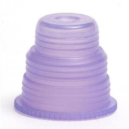 Bio Plas Hexa-Flex Safety Caps for 10mm- 12mm- 13mm- 16mm- 18mm Tube 500 pk - Lavender, 500PK 8360