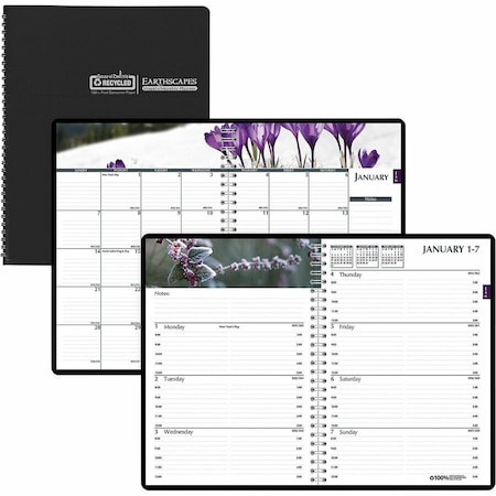 House Of Doolittle Earthscapes Gardens Weekly/Monthly Planner, 7'' x 10'', 2025 294632