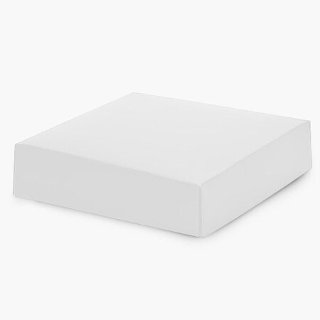 Nashville Wraps Matte White Box Lid, 6x6x1.5, 25PK GBL06WH