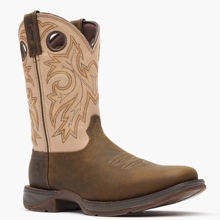 Durango Men's Western Boot, 6.5 W, Leather, 11 in H, Coffee and Bone DDB0498