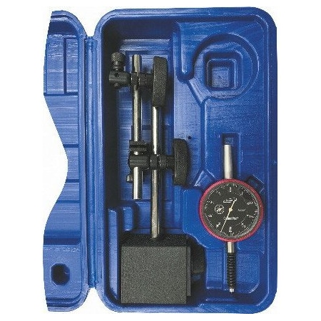 Igaging iP65 Dial Indicator w/ Black Face, Fine Adjustment Arm, Mag Base Set 34-107-5