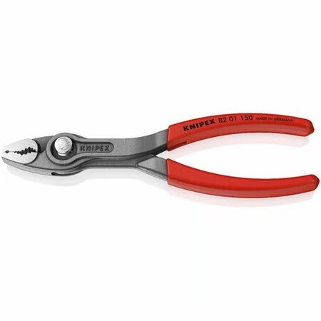 Knipex 6 in. Chrome Vanadium Steel TwinGrip Slip Joint Pliers 82 01 150 SBA