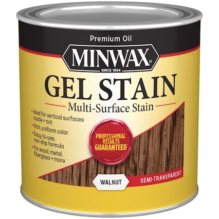 Minwax 1 Qt Walnut Gel Stain Interior/Exterior Gel Stain 66060
