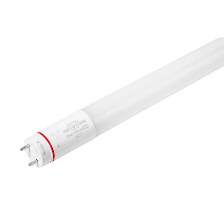 Keystone 14.5W LED T8 Tube, Gen 2, Glass Contruction, 4ft, 3000K, 120-277V Input, 25 pcs Carton, Direct Drive KT-LED14.5T8-48G-830-DX2 /G2