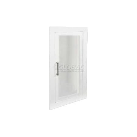 Activar Construction Products Group Activar Inc. Steel Fire Rated Fire Extinguisher Cabinet, Full Acrylic Window, Fully Recessed 1015F10FX