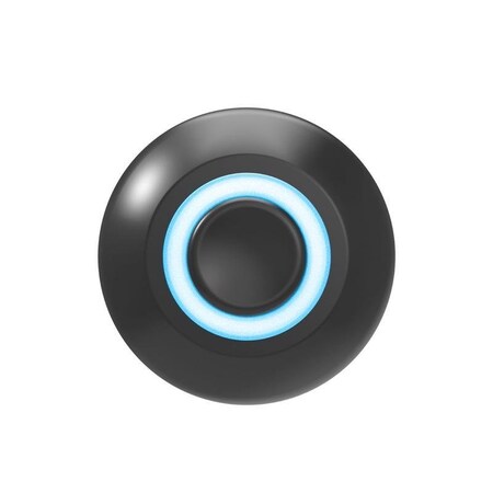Heath Zenith Black/White Metal Wired Pushbutton Doorbell 18000142