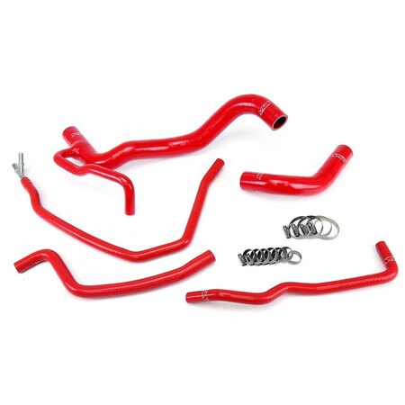 Hps Performance High Temp Reinforced Silicone Radiator Coolant Hose Kit, Red,  57-1479-RED