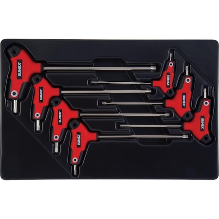 Sunex 7 Piece Torx? Comfort Grip T-Handle Torx? Key Set, 9857T 9857T