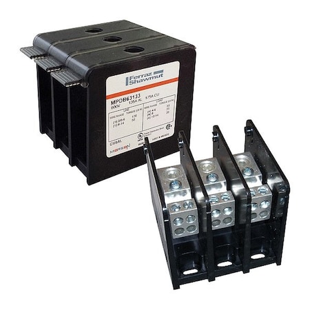 Mersen PowerDistributionBlock, 2660A, 1000V, 1Pole MPDB800061