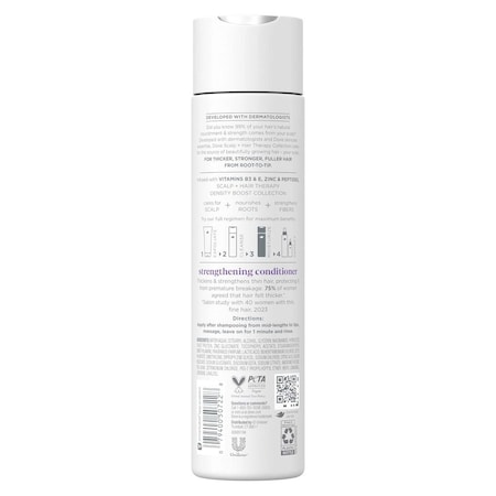 Dove Scalp Plus Hair Therapy Density Boost Strengthening Conditioner, 9.25 Ounce, 4PK 69784606