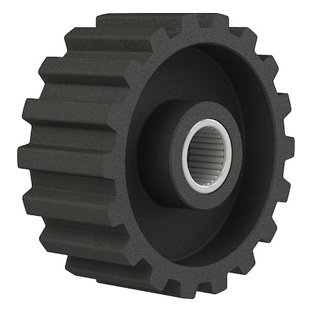 Brewer Machine & Gear Timing Belt Idler Pulley, 1.5 in Out dia. 24XL05-F
