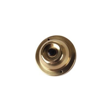 Edwards Signaling Low Voltage Push Button, Solid Brass 603