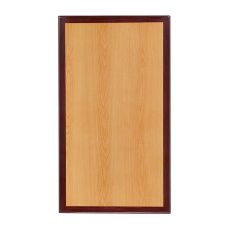 Flash Furniture Two-Tone Cherry/Mahogany Resin Top, 30" x TP-2TONE-3060-GG