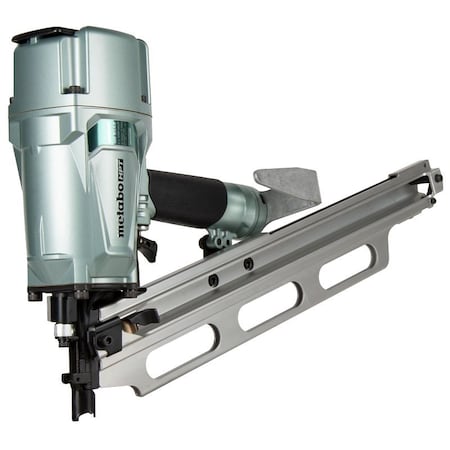 Metabo Hpt Framing Nailer with Depth Adjustment and Aluminum Magazine, 64 Magazine, 21 deg Collation NR83A5(Y)M