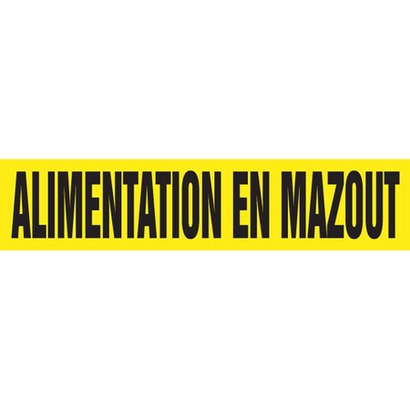 Accuform FRENCH PIPE MARKER ALIMENTATION EN CRPK544STB