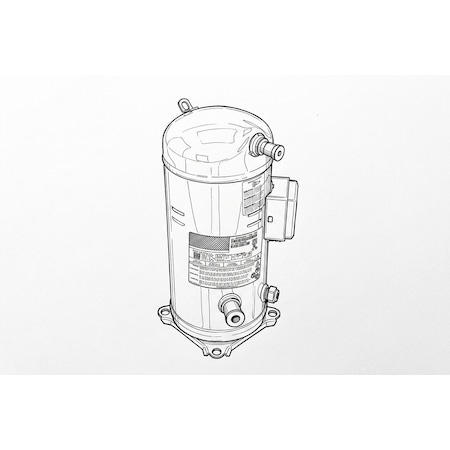 Copeland 575v 3ph R22 Scroll Compressor ZR125KCE-TFE-950