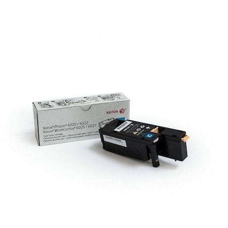 Xerox Compatible 106R02756 Phaser 6022; WorkCentre 6027 Cyan Aftermarket Toner; 1000 Yield 106R02756