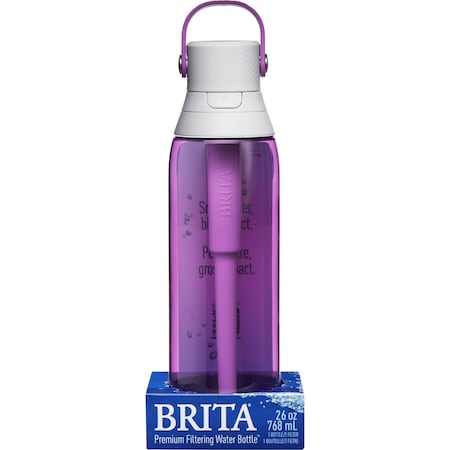 Brita Brita Premium 26 oz Orchid BPA Free Filtered Water Bottle 36383