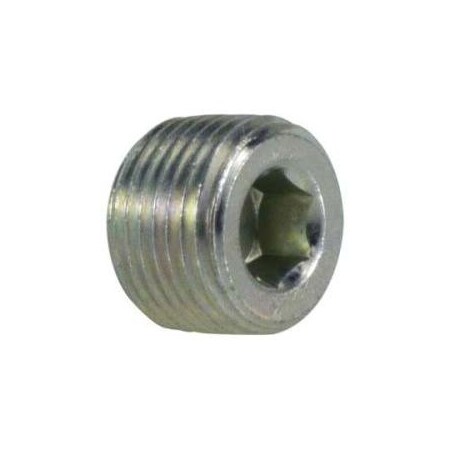 Midland Industries PLUG HOLLOW HEX 3/8IN MPT STL 5406HHP6