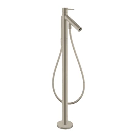 Axor Starck Freestanding Tub Filler Trim with Lever Handle and 1.75 GPM Handshower in Brushed Nickel 10455821