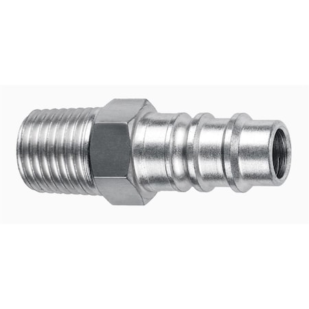 Amflo 1/4 In. Coupler Plug With 1/4 In. Male Thread Hi-Flo, 10PK CP91