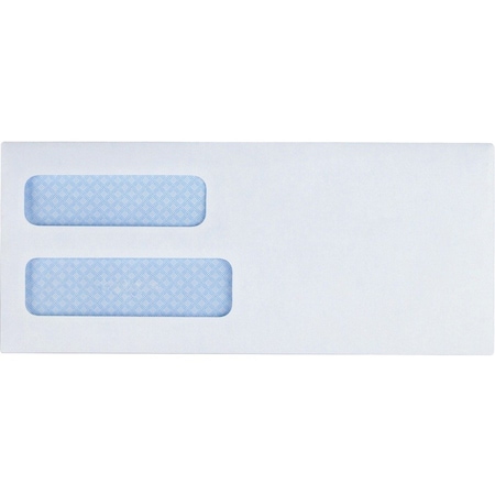 Business Source Window Envelope, White, Gummed Flap, PK5 BSN42204
