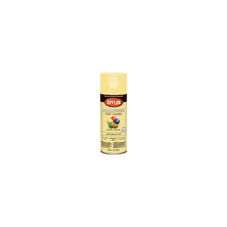 Krylon COLORmaxx Spray Paint, Gloss, Bright Idea, 12 oz, Aerosol Can, 6PK 5507