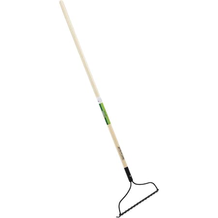 Best Garden 54'' Steel Bow Garden Rake with Wood Handle, 14-Tine 710662