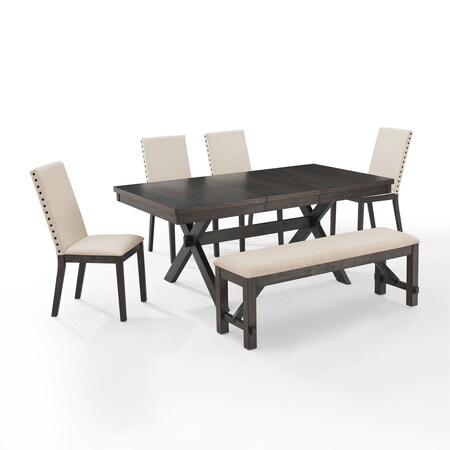 Crosley Hayden 6-Piece Dining Table Set For 7 KF13075SL