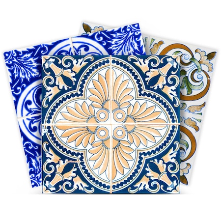 Homeroots 5" X 5" Bella Mix Mosaic Removable Peel and Stick Tiles 400251