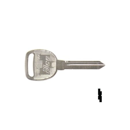 Ilco Unican Saturn Key B96, 10PK P1110