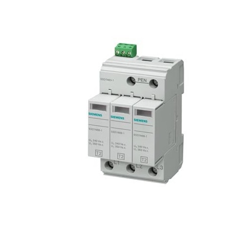 Siemens Surge arrester Type 2 Requirement class C UC 350V Pluggable protective modules 5SD7463-1