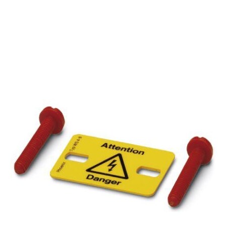 Phoenix Contact WS 4- 8 Warning plate with 2 plastic 1004212
