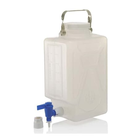 Nalgene Carboy, Polypropylene, 356 mm H, White, PK6 2321-0020
