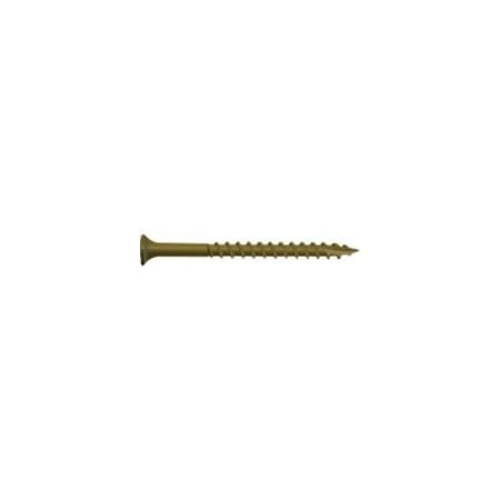 Camo Deck Screw, No8 Thread, 1-5/8 in L, Bugle Head, Star Drive, Type 17 Slash Point, Carbon Steel, 350PK 0356104
