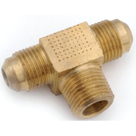 Anderson Metals Tee, 1/2 in, Flare x Flare x MPT, Brass 754045-0808