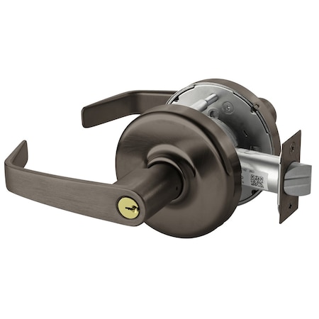 Corbin Russwin Grade 1 Entrance/Office Cylindrical Lock, Newport Lever, Conventional Cylinder, Oil-Rubbed Bronze F CL3351 NZD 613